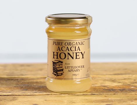 Acacia Honey, Organic, Littleover Apiary (340g)