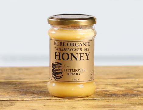 Wildflower Honey, Set, Organic, Littleover Apiary (340g)