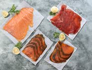 Smoked Salmon Selection, Land-Based Responsibly Farmed, Severn & Wye Smokery (800g)
