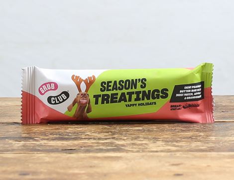 Season's Treatings Peanut Butter Bar for Dogs, B Corp, Non-Organic, Grub Club (35g)