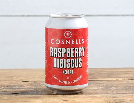 Raspberry & Hibiscus Nectar, B Corp, Non-Organic, Gosnells (330ml)