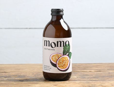 Passionfruit Kombucha, Organic, Momo (330ml)