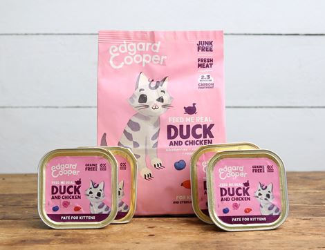 Kitten Food & Treat Bundle, Non-Organic, Edgard Cooper