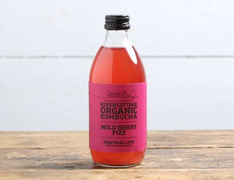 Wild Berry Fizz Kombucha, Organic, River Cottage (330ml)