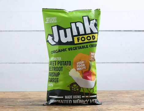 Vegetable Crisps, Organic, Junk Food (100g)