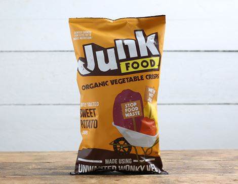 Sweet Potato Crisps, Organic, Junk Food (100g)