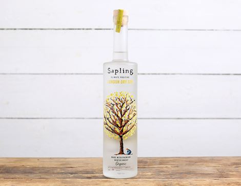 Climate Positive London Dry Gin, Organic, Sapling (70cl)
