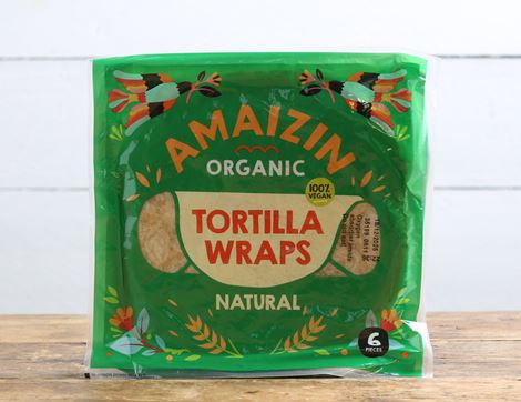 Tortilla Wraps, Organic, Amaizin (240g)
