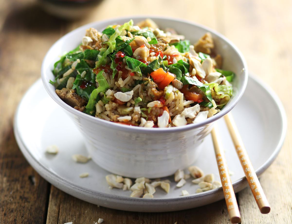 Special Fried Rice with Toasted Cashews