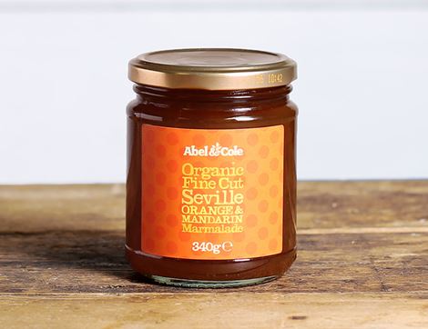Seville Orange & Mandarin Marmalade, Organic, Abel & Cole (340g)