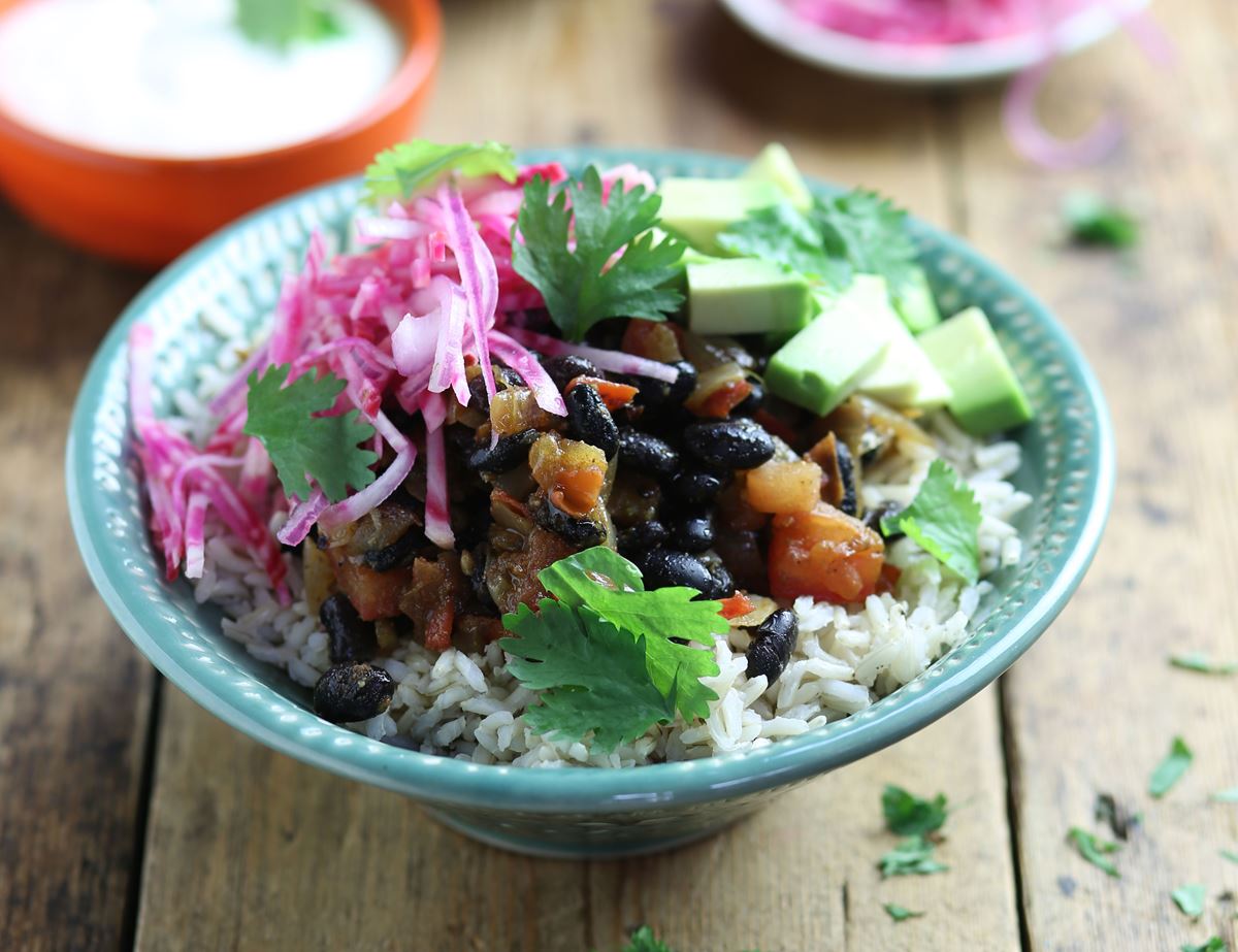 zzzzzzzzzzBlack Bean & Avocado Burrito Bowl 