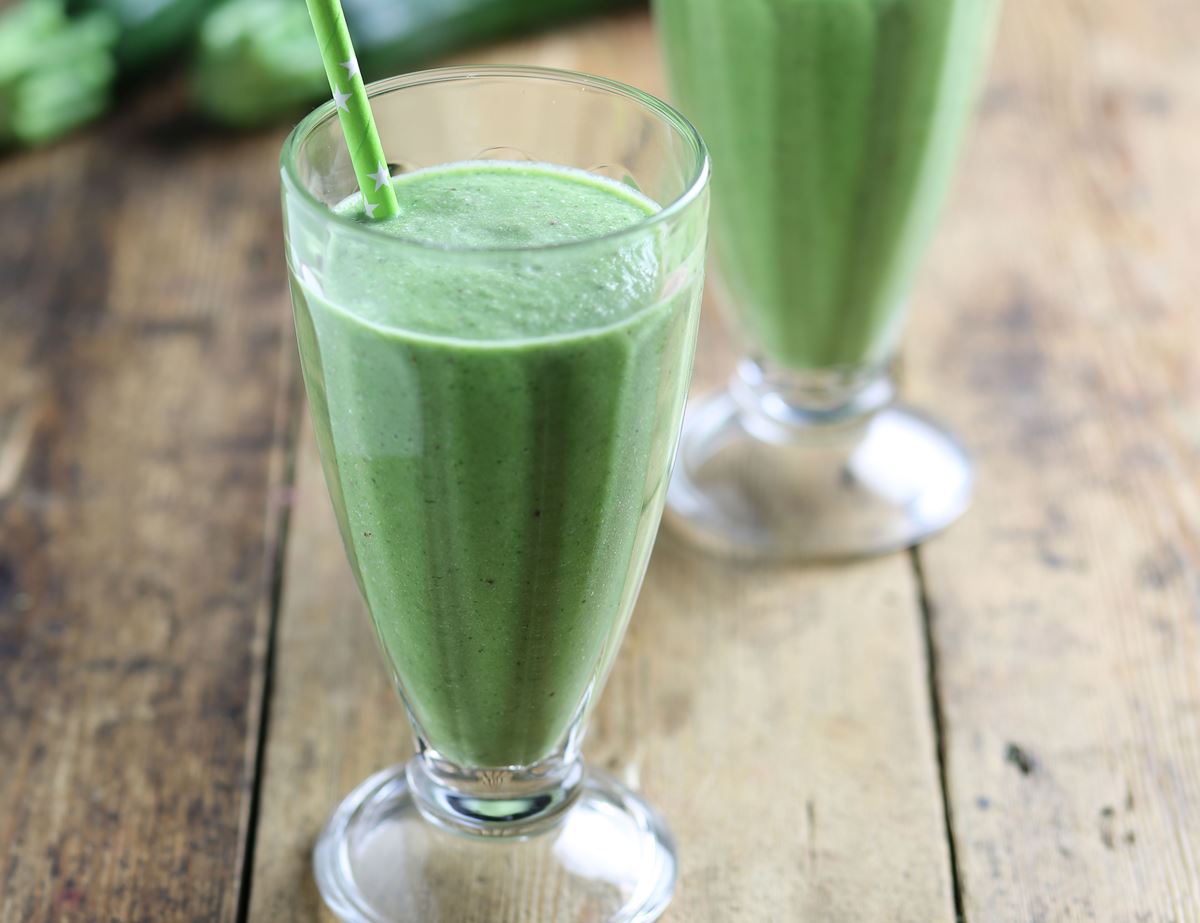Iced Coconut & Courgette Smoothie