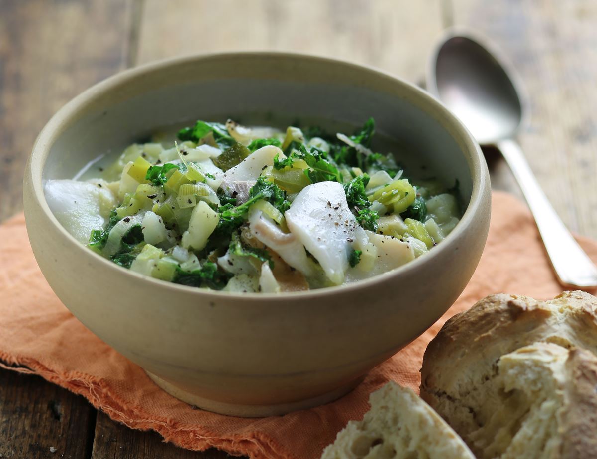 Smoked Haddock Chowder & Homemade Soda Bread