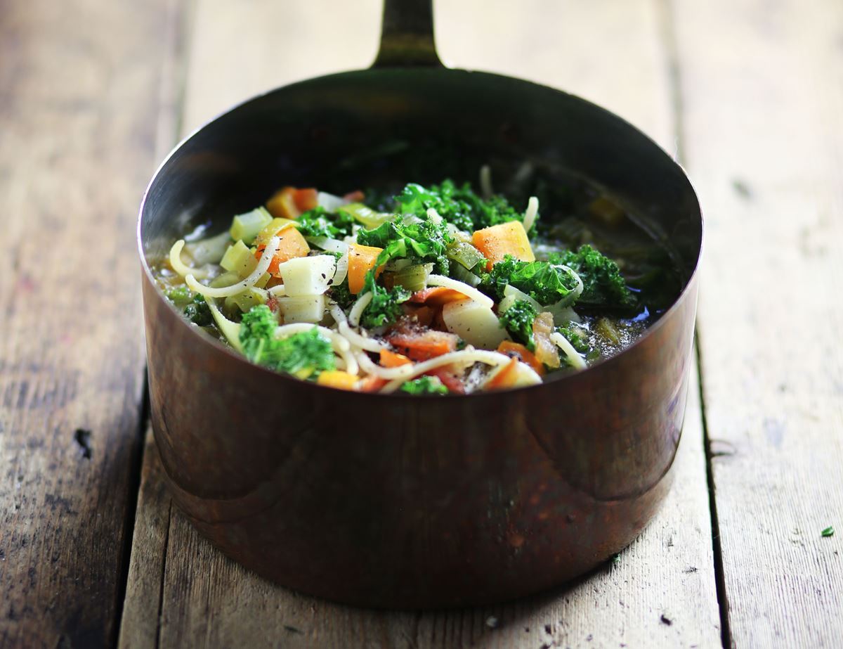 Winter Greens Minestrone