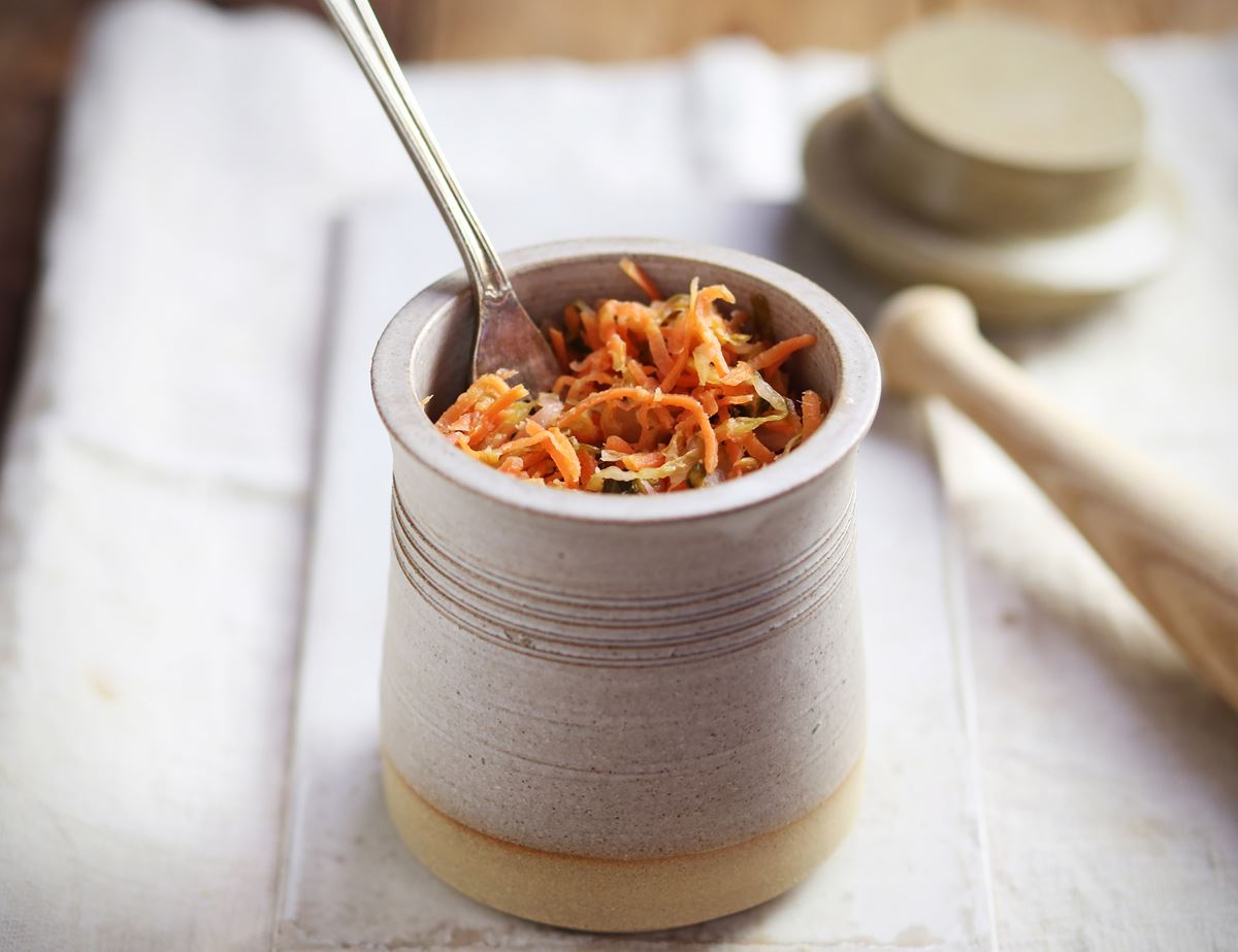 Carrot & Ginger Kraut