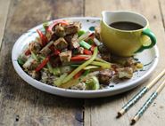 Salt & Pepper Tofu with Bergamot Dipping Sauce
