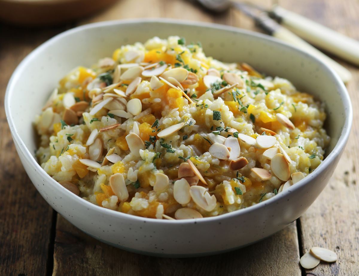 Squash, Leek & Almond Risotto