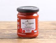 Tomato & Pepper Puree, Organic, Mr Organic (200g)