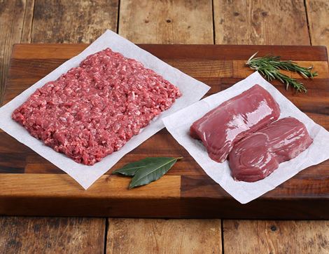Wild Venison Mince & Steak Duo
