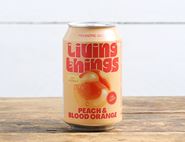 Peach & Blood Orange Soda, Non-Organic, Living Things (330ml)