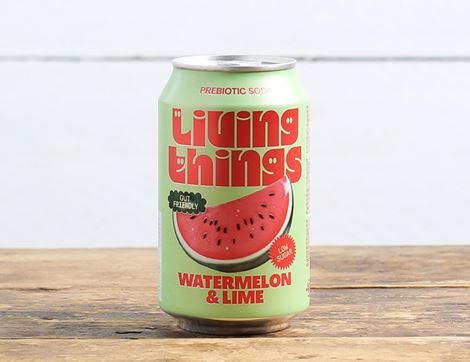 Watermelon & Lime Soda, Non-Organic, Living Things (330ml)