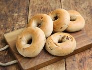 Cinnamon & Raisin Bagels, Organic, Bagel Bakery (pack of 5)