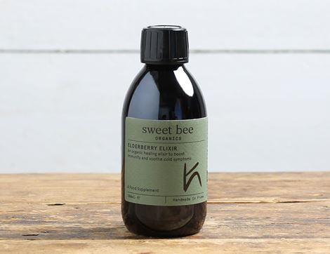 Elderberry Elixir, Organic, Sweet Bee Organics (200ml)