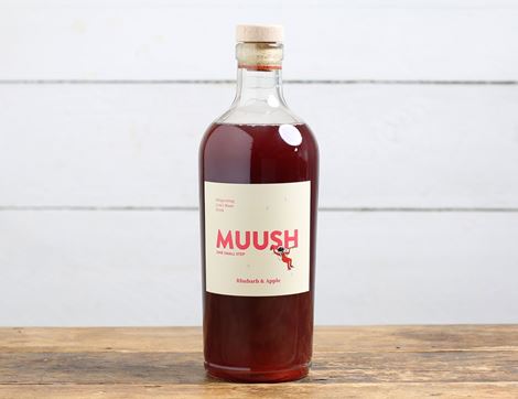 Rhubarb & Apple Functional Mushroom Drink, Non-Organic, MUUSH (70cl)