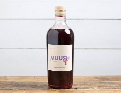 Raspberry & Lychee Functional Mushroom Drink, Non-Organic, MUUSH (70cl)