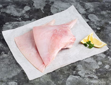 Wild Skate Wing Portions, Dayboat Range, Chapmans (700g, pack of 2)