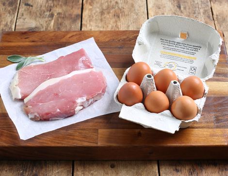 Gammon & Egg Bundle, Organic (2 portions)