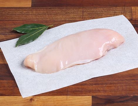 Chicken Breast Fillet, Boneless & Skinless, Organic, Abel & Cole (170g min)