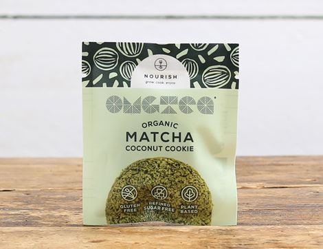 matcha coconut cookies