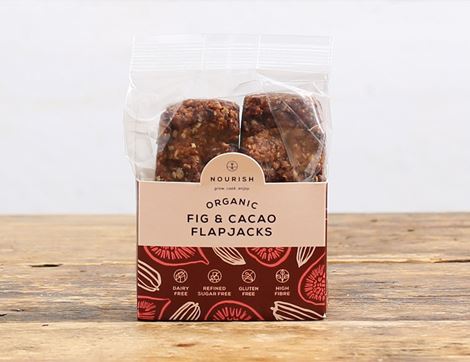 Fig & Date Flapjack, Organic, Nourish (90g)