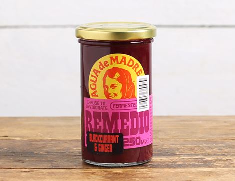 Blackcurrant & Ginger Remedio Infusion, B Corp, Non- Organic, Agua de Madre (250ml)