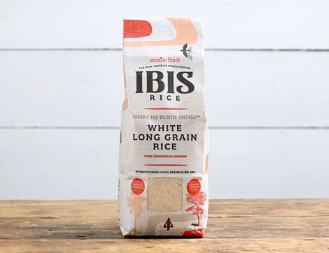 White Long Grain Rice, Organic, IBIS Rice (1kg)