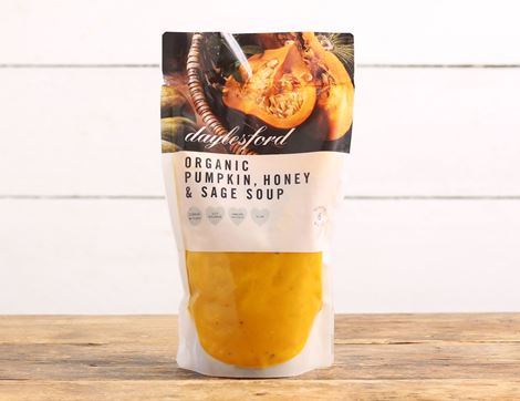 Pumpkin, Honey & Sage Soup, Organic, Daylesford (500ml)
