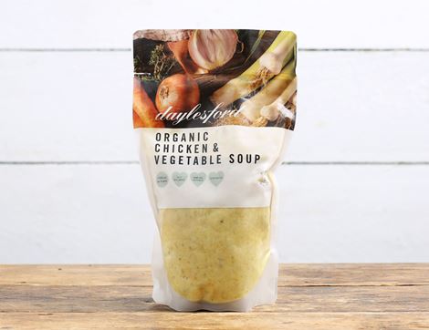 Creamy Chicken & Leek Soup, Organic, Daylesford (500ml)