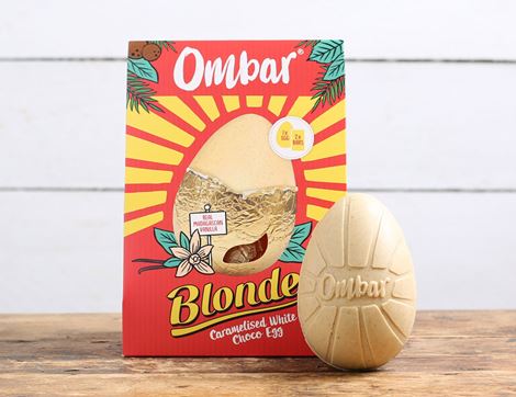 Blonde Easter Egg, Non-Organic, B Corp, Ombar (216g)