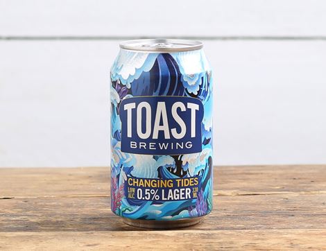 0.5% Lager, B Corp, Non-Organic, Toast (330ml)