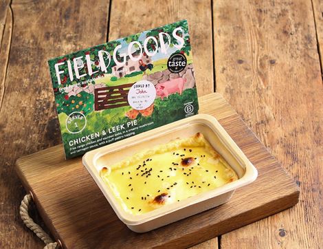 Chicken and Leek Pie for One, B Corp, Non-Organic, Free Range, FieldGoods (300g)