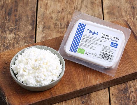Semi-Fat Twarog Cheese, Organic, Morgiel (200g)