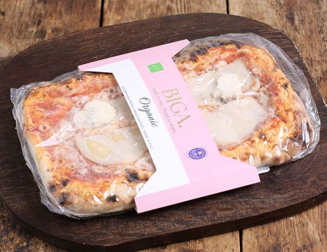 Three Cheese Pizza, Organic, BIGA (410g)