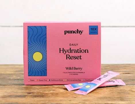 Wildberry Hydration Sachets, B Corp, Punchy (10 sachets)