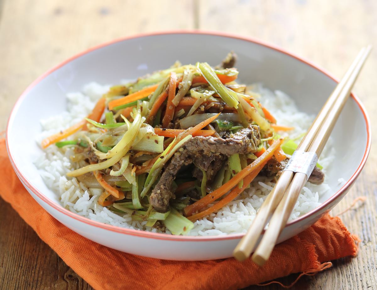 Korean Bulgogi Beef Stir-Fry