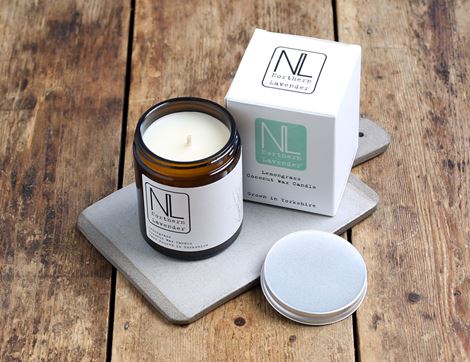 Lemongrass Candle, Non-Organic, Northern Lavender, Large