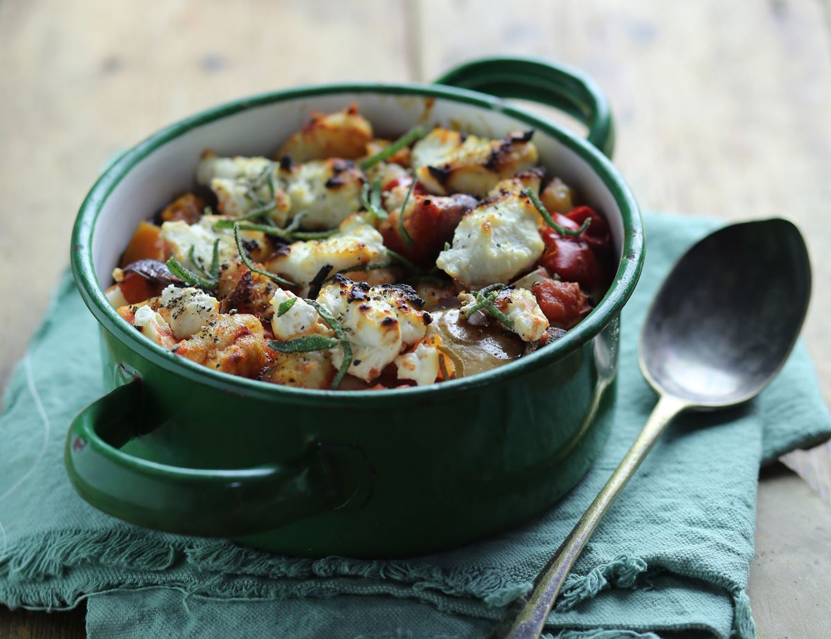 Squash & Gnocchi Bake with Ricotta & Sage 