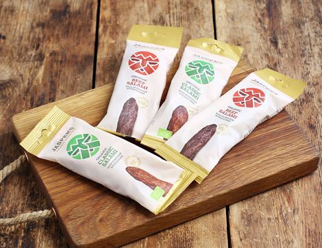 Salami Sticks Bundle, Classic and Beef, Organic, Jasper's (4 x 25g)