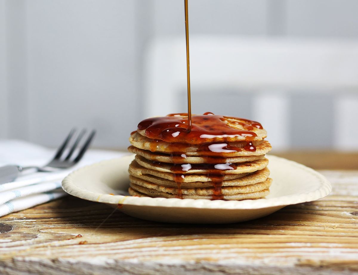 Coconut Silver Dollar Pancakes