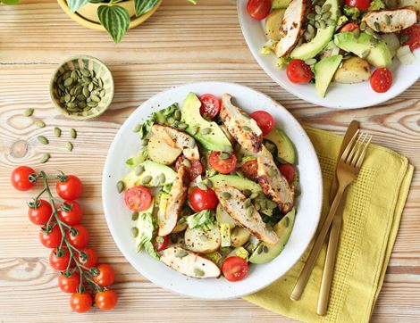 Seasonal Salad Recipe Kit (Meat/Fish), Organic